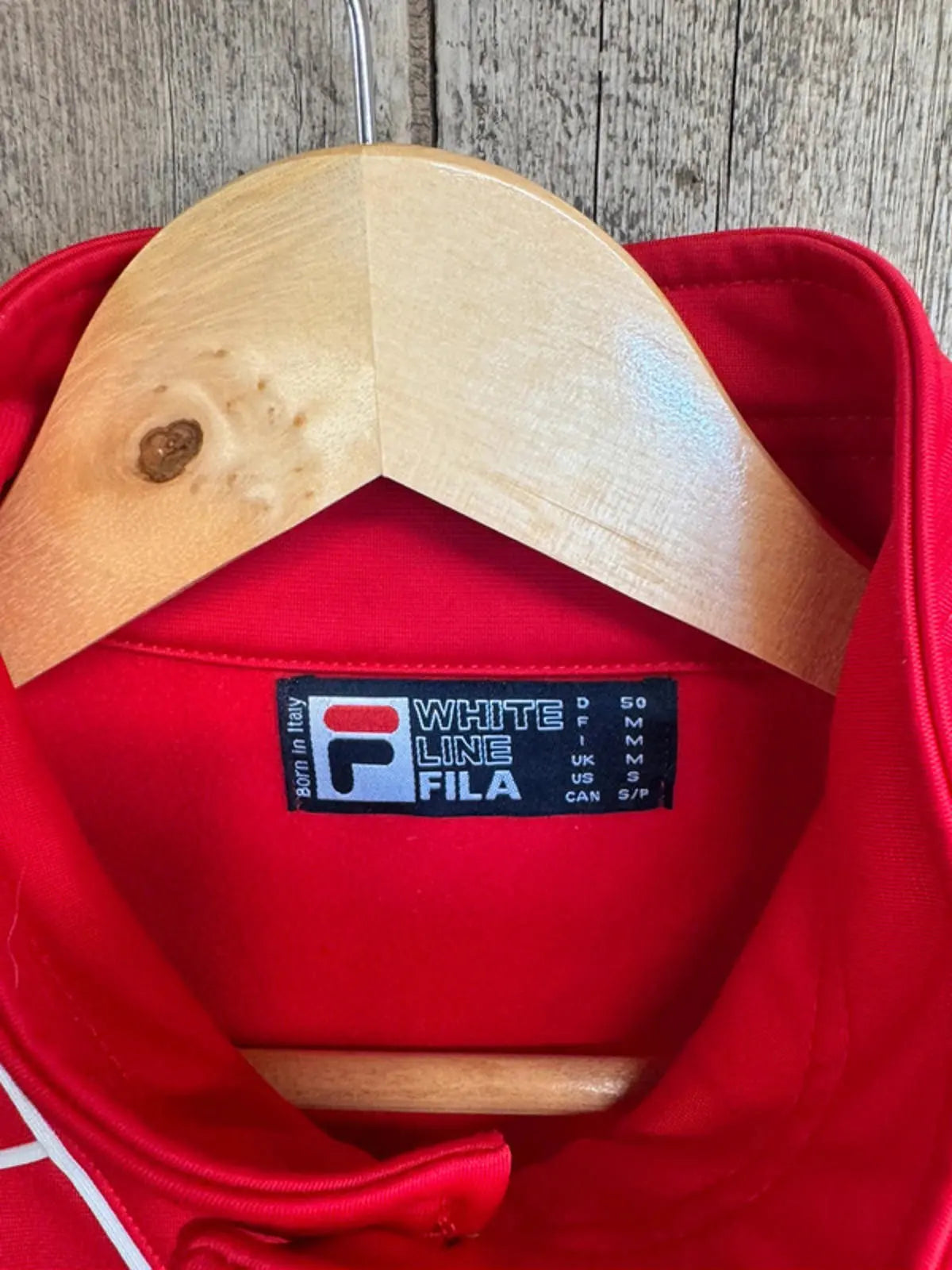 Vintage Fila Tracksuit Top Men’s Medium Made in Italy Football Terrace Clothing Fila