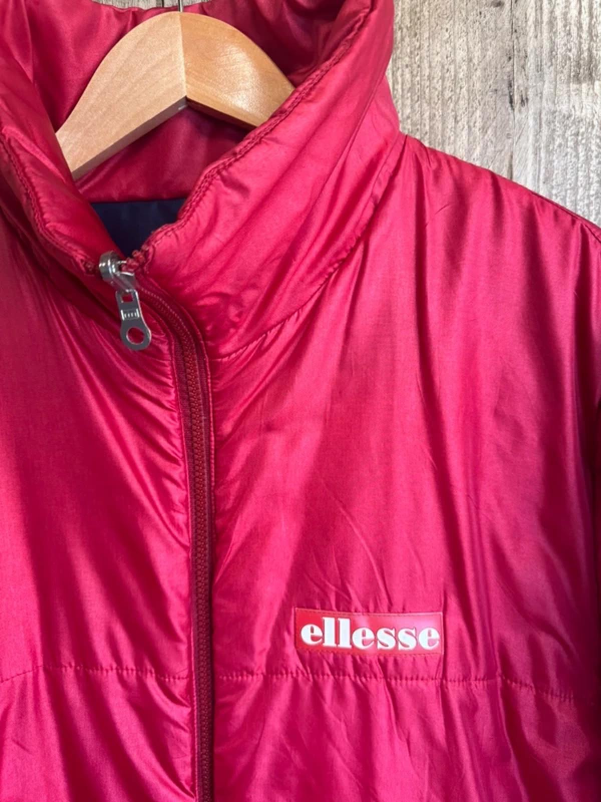 Original Vintage 1980s reversible Ellesse Ski  / puffer Jacket coat Large #310