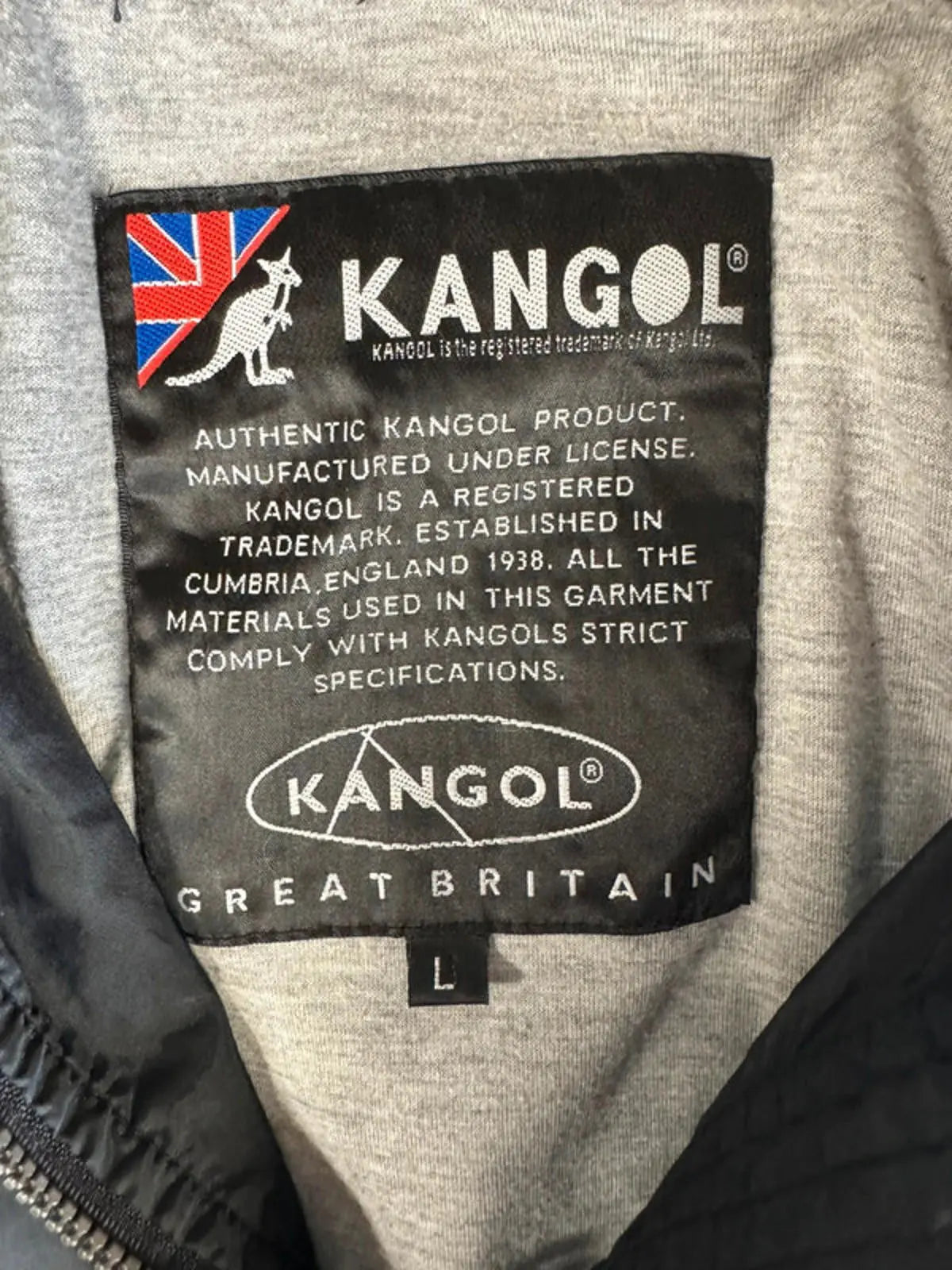 Rare Original 1990s Kangol Jacket Rave Coat Unisex Men’s Womens Large Kangol