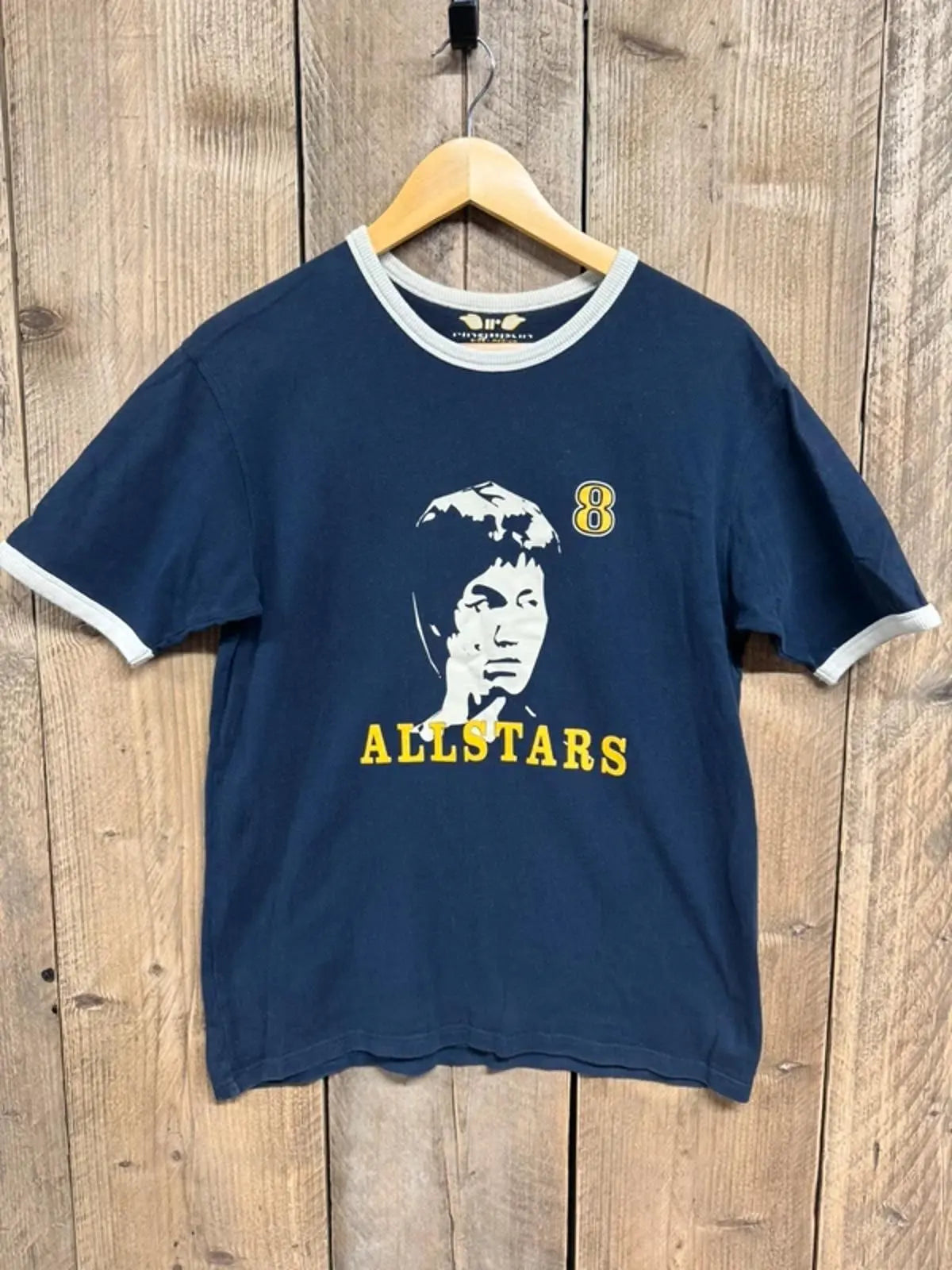 Vintage Ringspun Allstars Bruce Lee 8 T-Shirt Medium Ringspun
