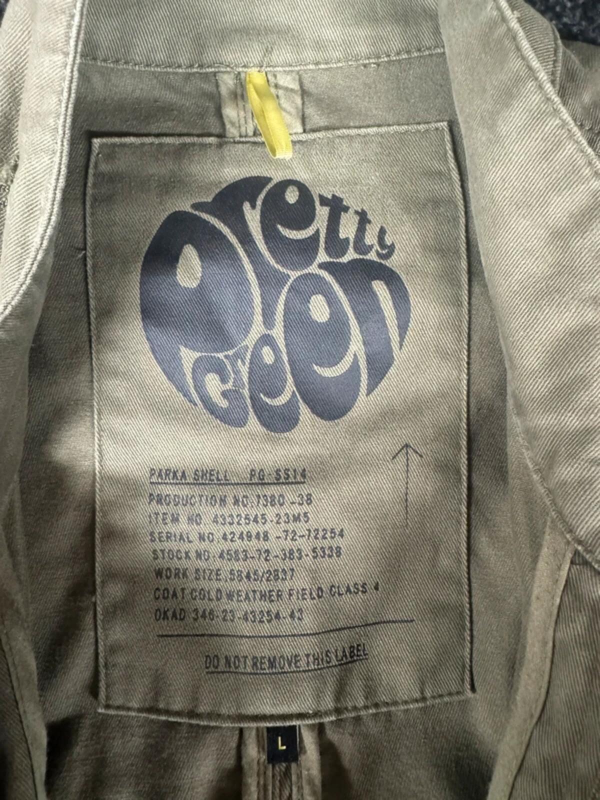 Vintage Pretty Green Deansgate Parka Jacket Coat Large Liam Oasis #323