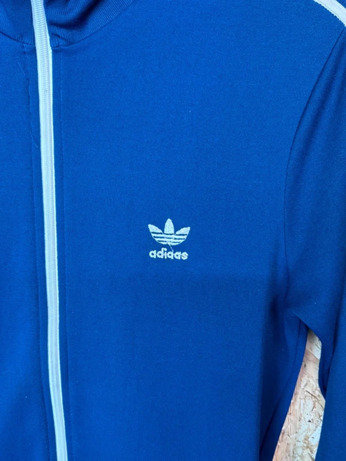 Women’s Original 1970s Vintage Adidas Tracksuit Top ,  Womens Small , #183