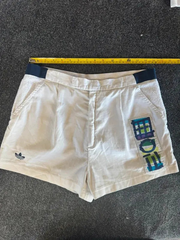 Vintage Adidas Stefan Edberg Tennis Shorts 32”
