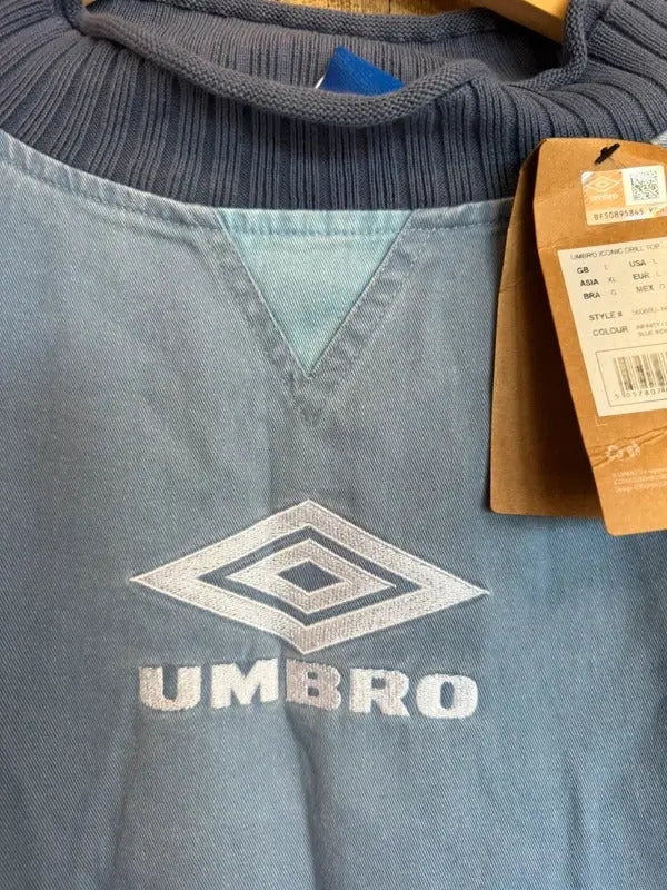 Vintage Umbro Drill Top Jumper Large Oasis Maine Road #408