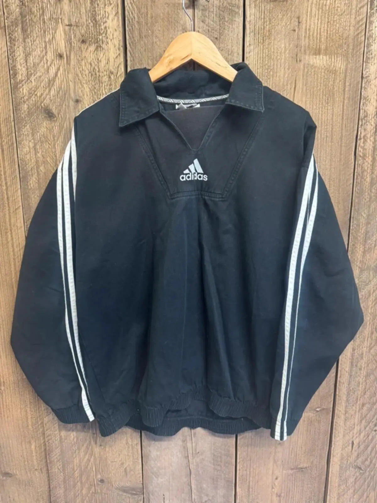 Vintage classic 90s Adidas Drill Tracksuit Top Men’s Medium oasis Festival #327 adidas