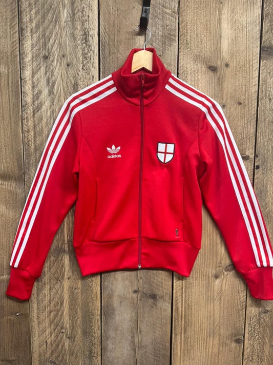 Vintage Adidas Originals womens England Tracksuit Top size 10 #42