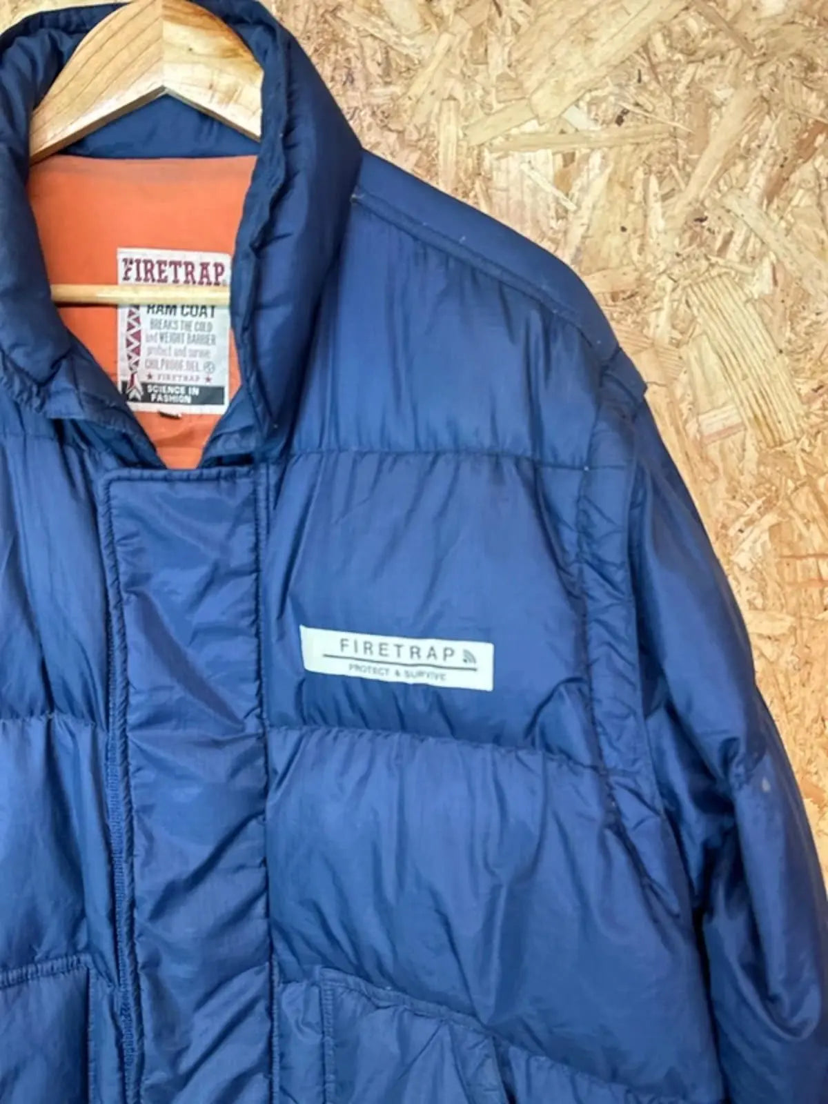 Vintage 1990s Firetrap Puffer Jacket , Bodywarmer , Men’s or women’s Large, #193 Firetrap