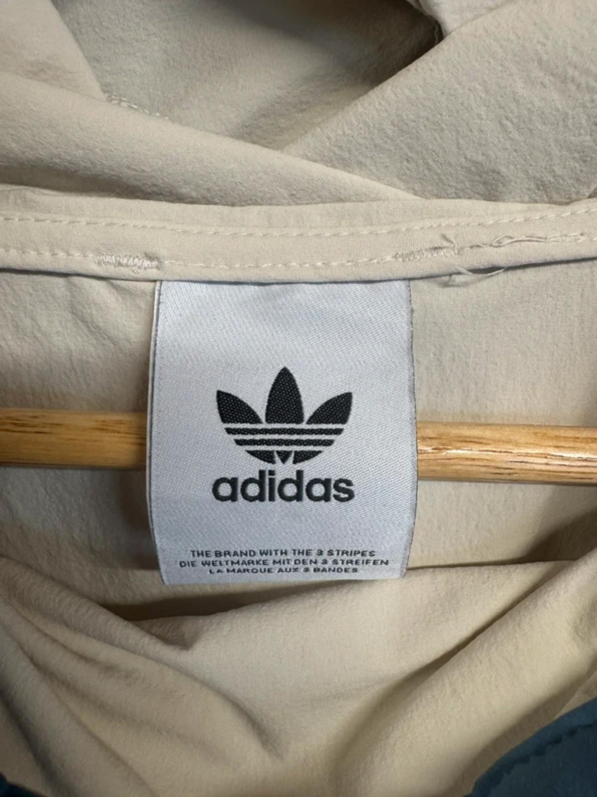 Adidas adventure men’s jacket Smock Windbreaker Coat medium Festival Oasis