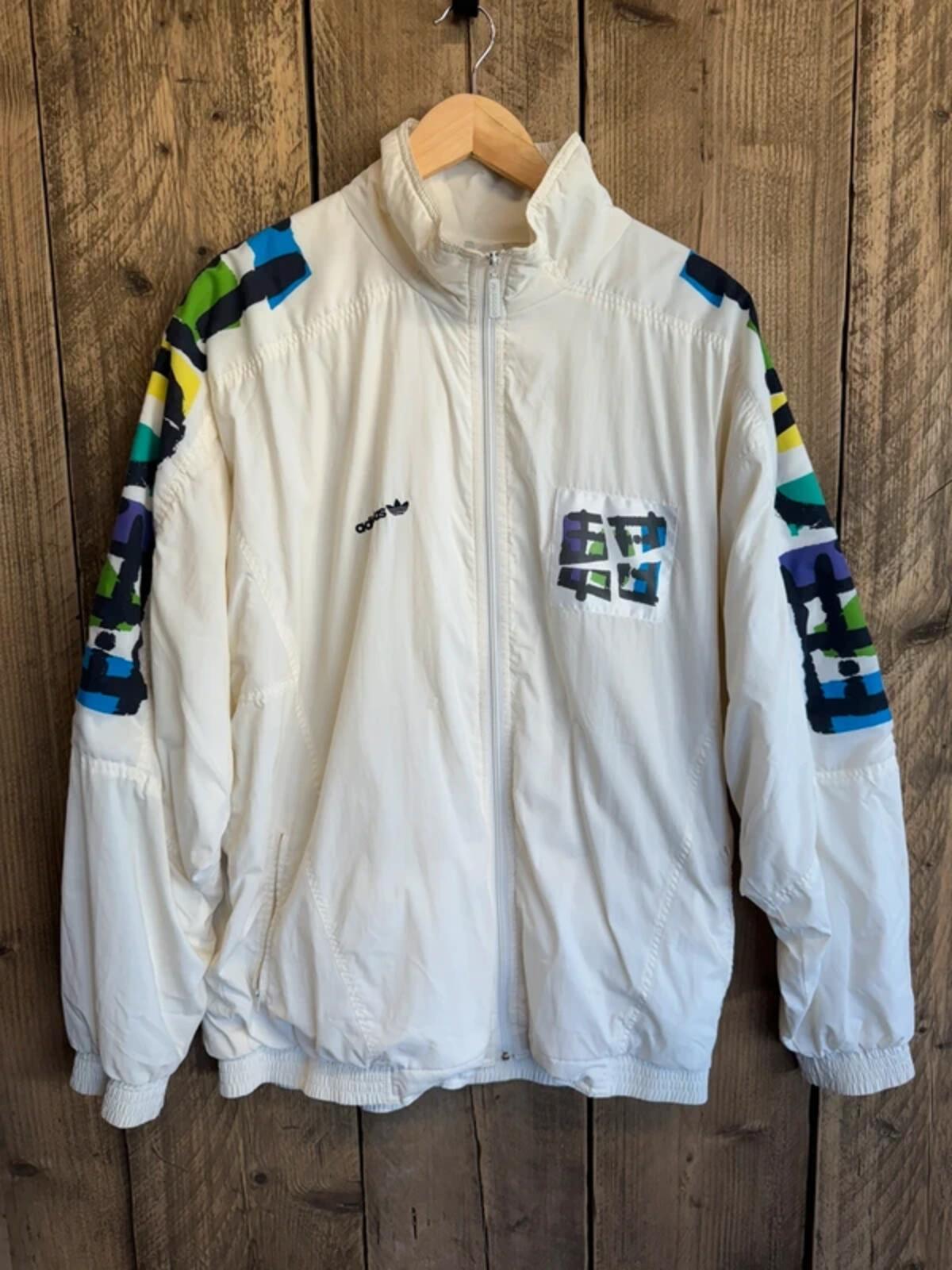 Vintage Adidas Stefan Edberg Tracksuit Top Jumper Jacket XL #335
