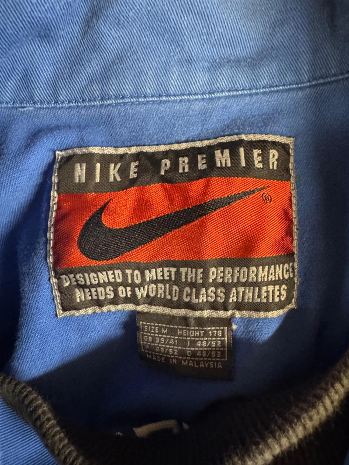 Vintage Nike 90s Retro Drill Tracksuit Top Medium