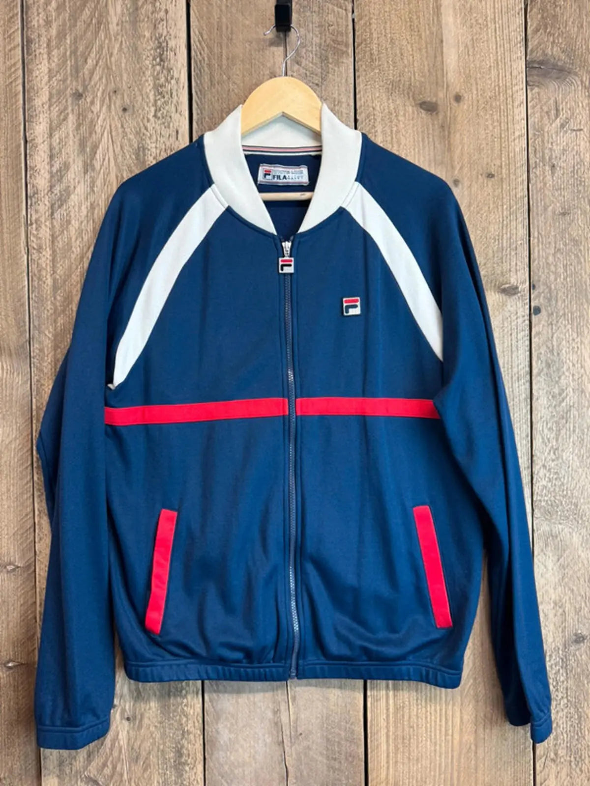 Fila Men’s Tracksuit Top Medium Retro Fila