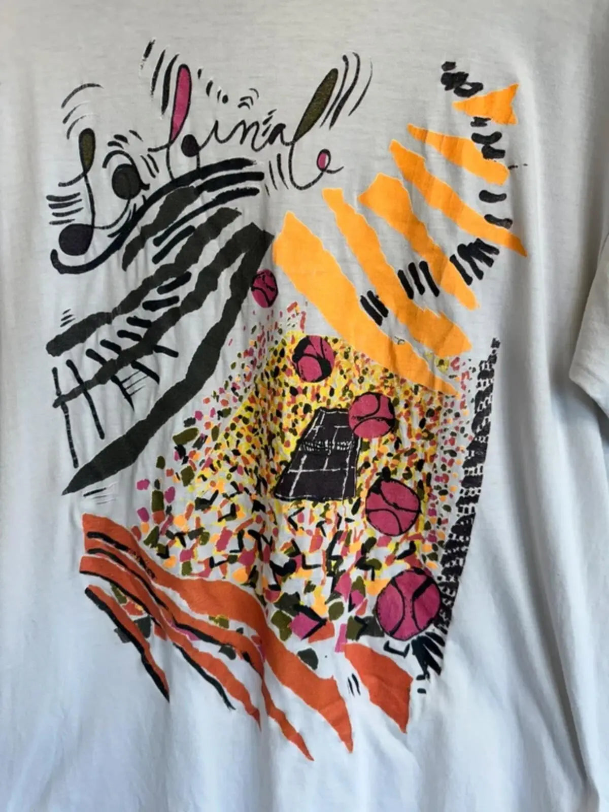 Vintage Nike Tennis T-Shirt Top Late 80s / Early 90s Large #343 Nike