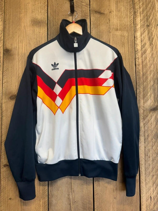 Vintage Adidas Originals West Germany Football team Tracksuit Top Medium #324
