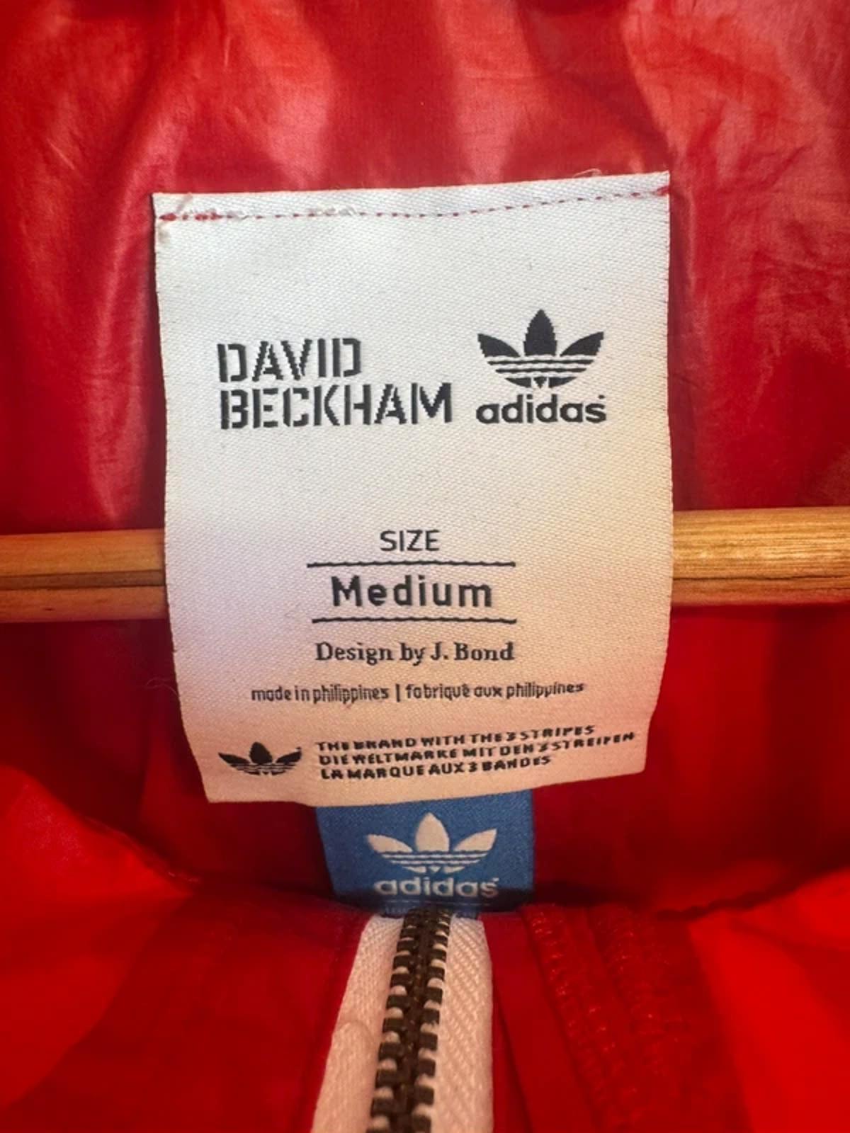 Vintage Adidas David Beckham jacket by J.Bond Windbreaker Coat Medium #305