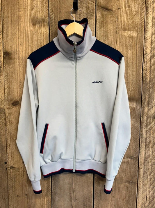 Vintage 1970s Adidas Trefoil Track Jacket West Germany Descente Size M Rare