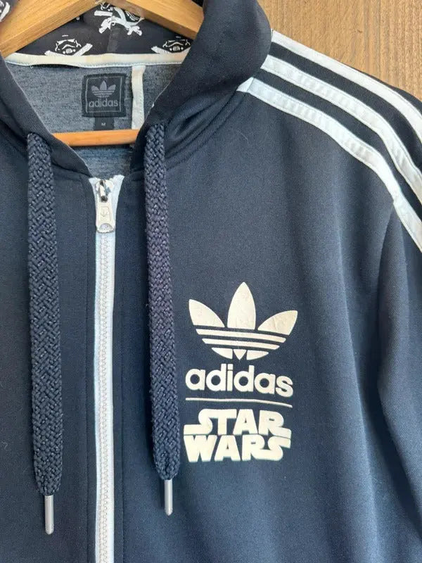Vintage Adidas Originals Star Wars tracksuit top hoodie medium #602