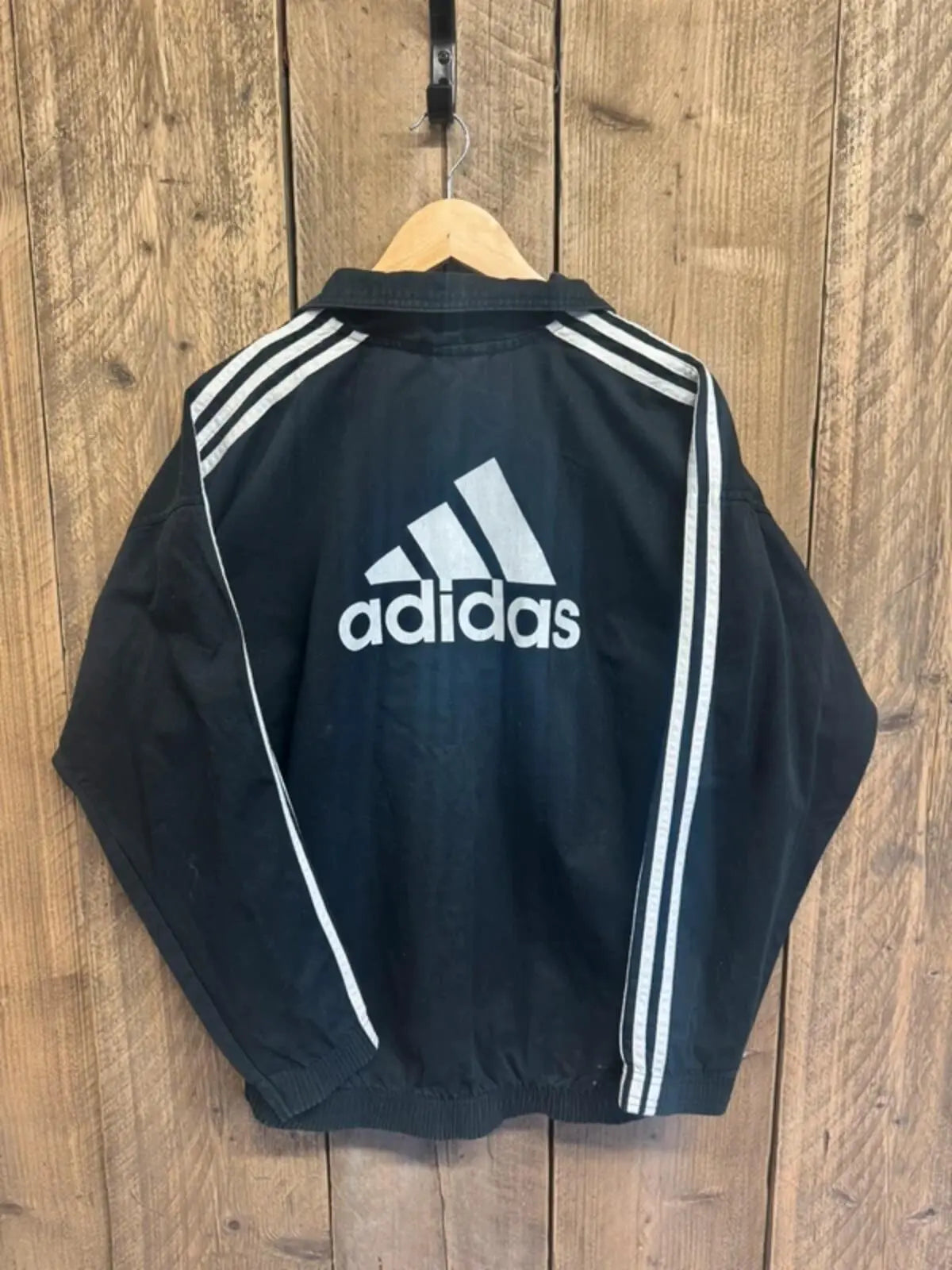 Vintage classic 90s Adidas Drill Tracksuit Top Men’s Medium oasis Festival #327 adidas