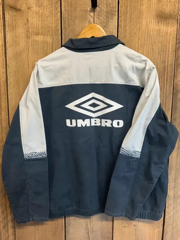 Classic Umbro Drill Tracksuit Top Jumper Sweater Large #611