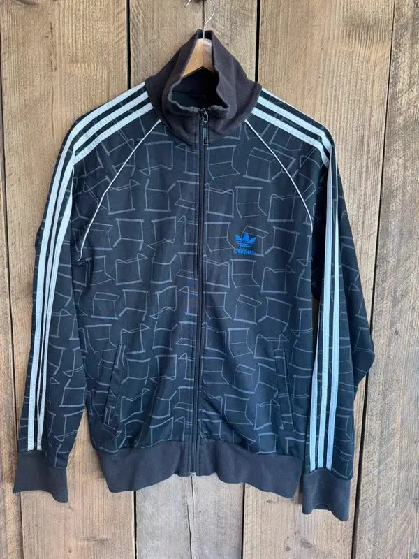 Vintage Adidas Originals USA Tracksuit Top Jacket Large #608
