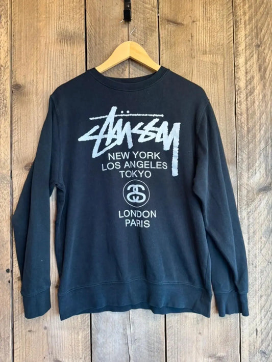 Vintage Y2K Early Stussy Jumper Made In The USA Medium #355