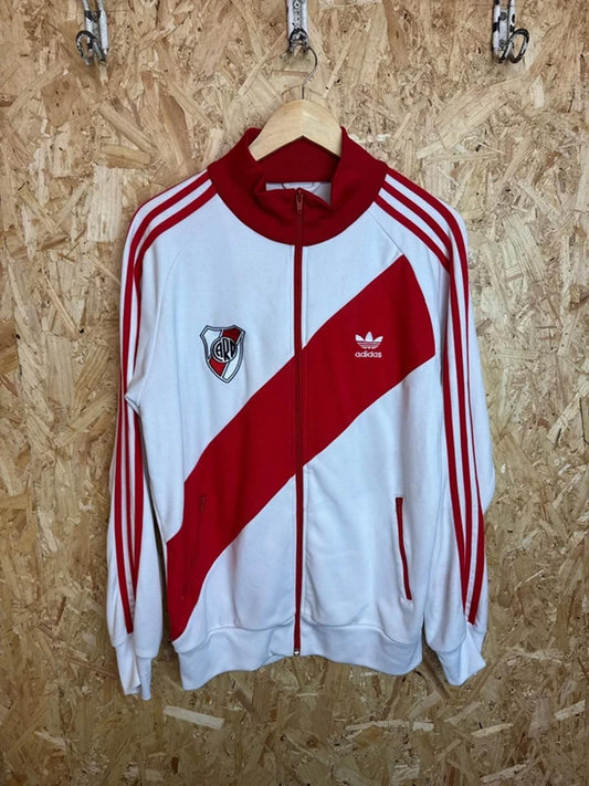 Vintage Adidas Originals Tracksuit Top River Plate Brazil XL #201