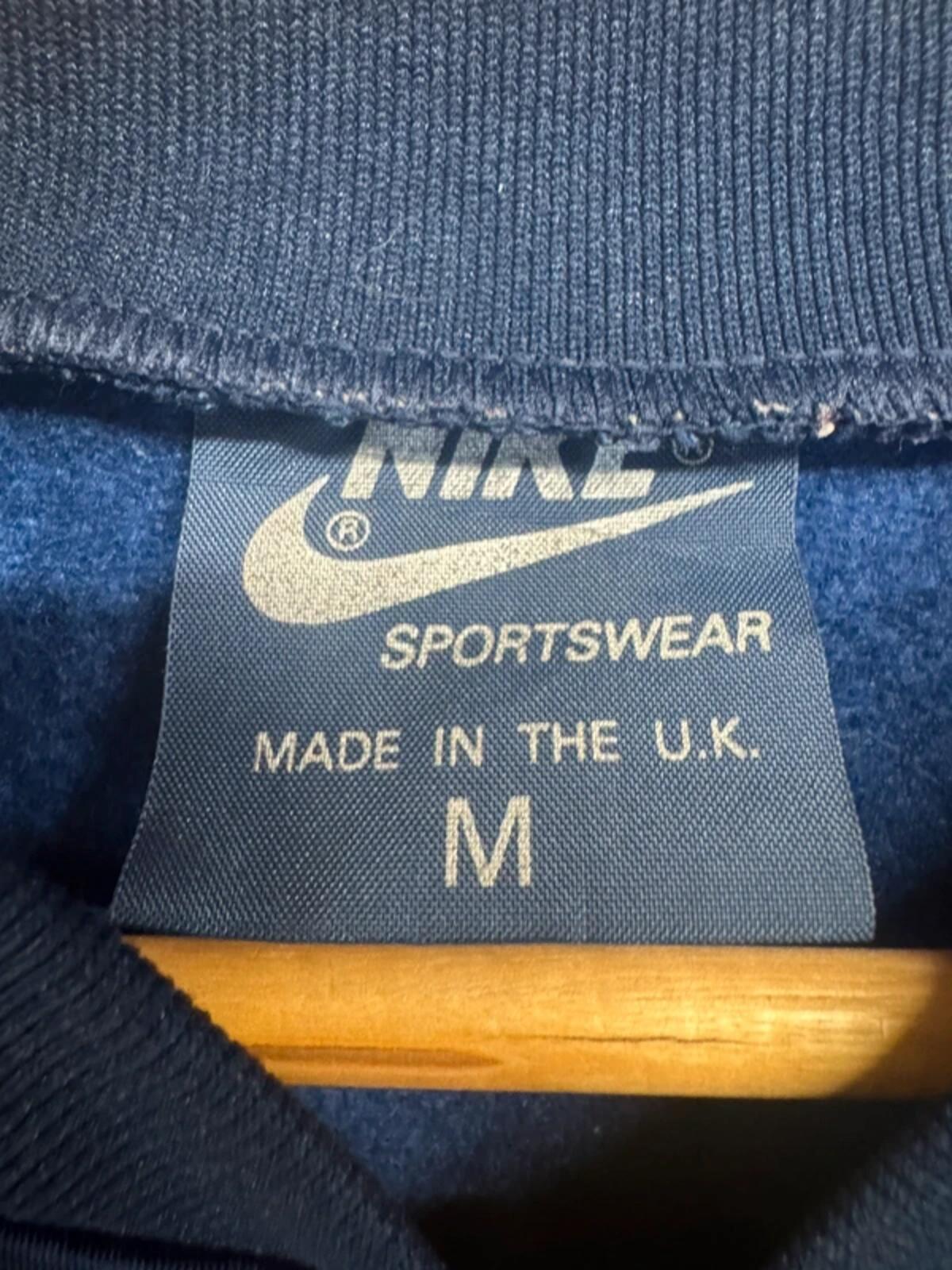 Original 1980s Men's Nike Tracksuit Top Medium. Rare made in the U.K. #334