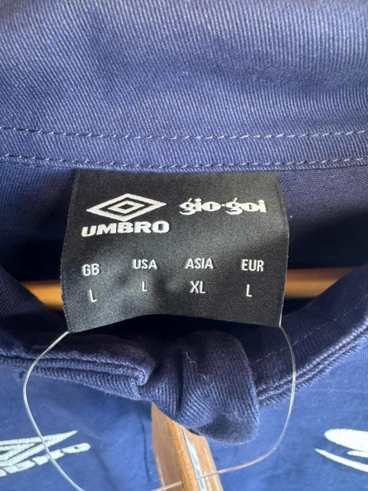 Umbro Gio Gio Collaboration Drill Tracksuit Top Jumper Smock Large New #336