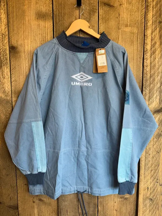 Vintage Umbro Drill Top Jumper Large Oasis Maine Road #408