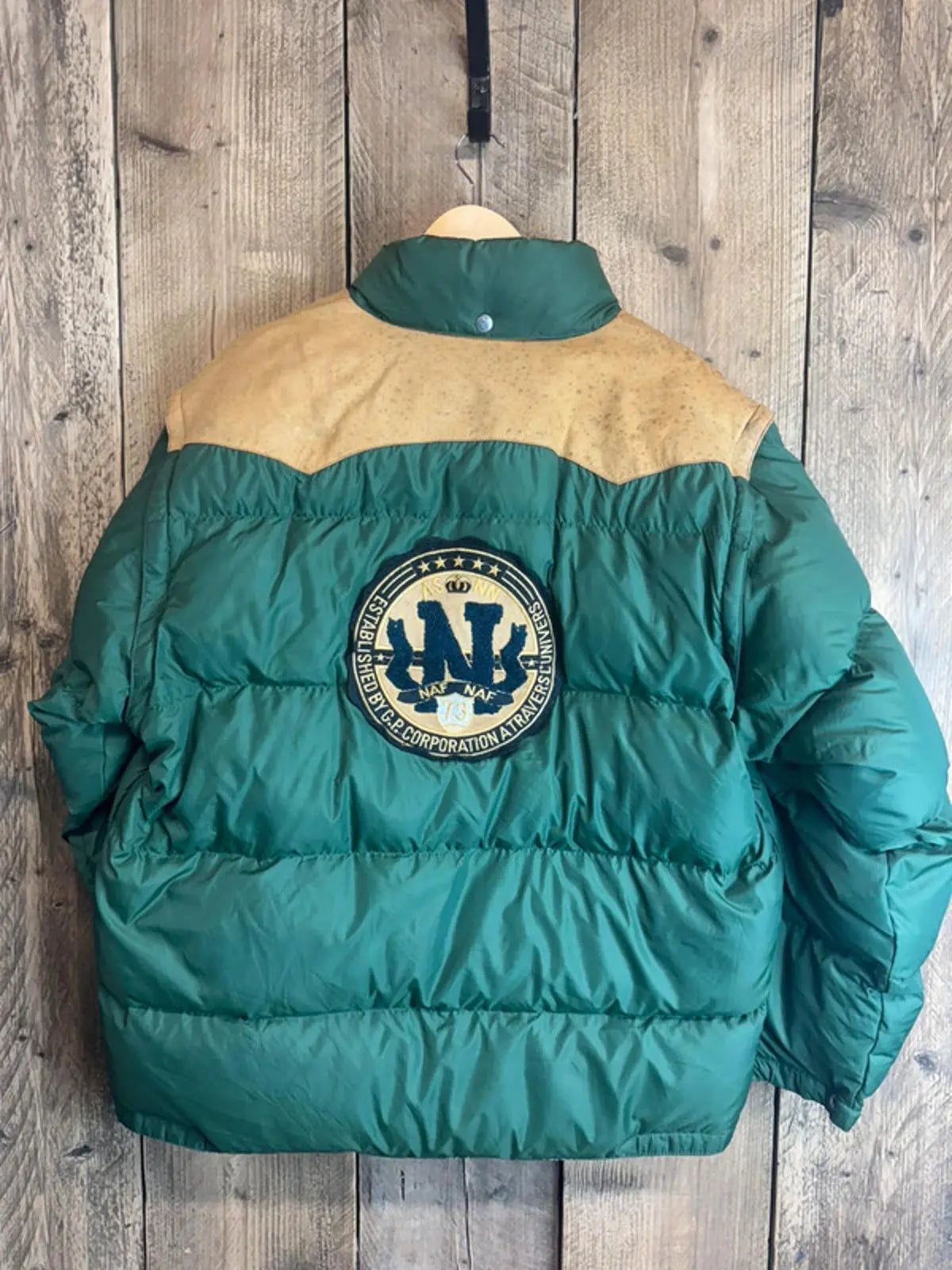 Rare vintage Naf Naf puffer Jacket body warmer Gilet XL 1990s NAF NAF