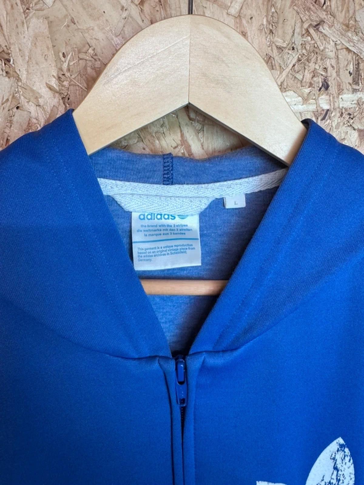 Vintage Adidas originals tracksuit top , hoody, retro , Large #196