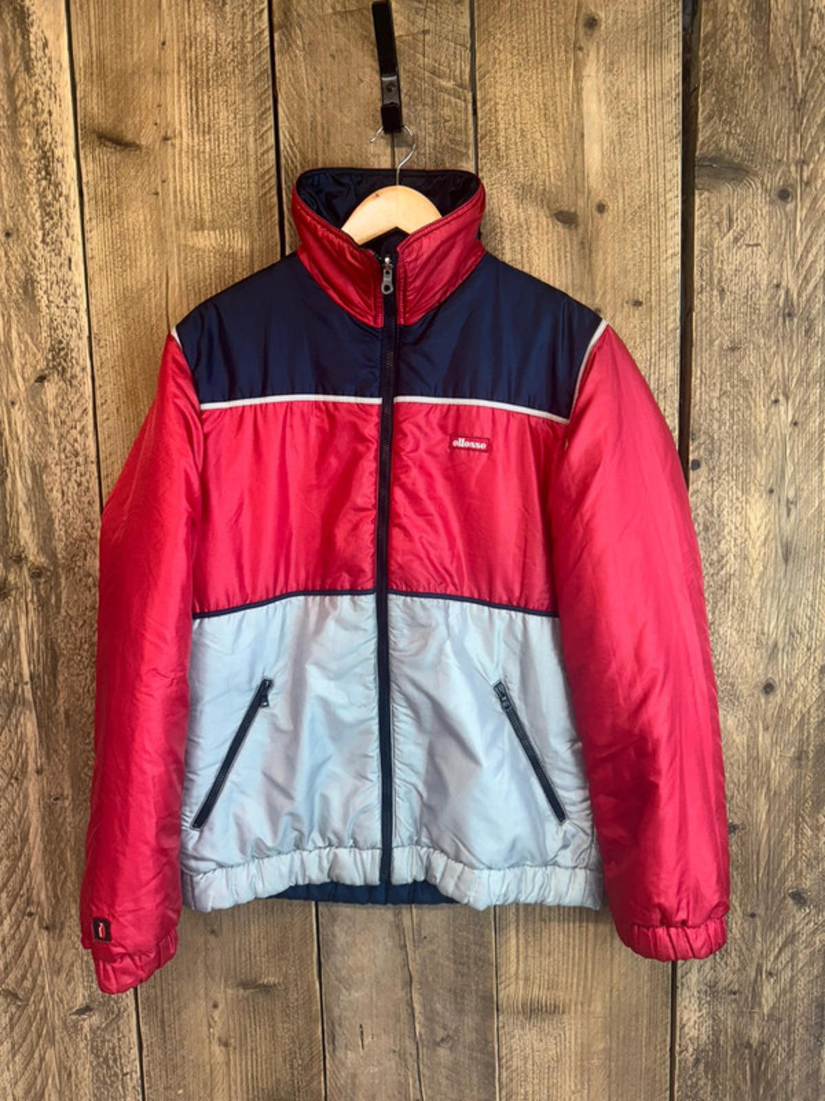 Vintage 1970s Ellesse Reversible Ski Jacket Coat Men’s Medium/Large