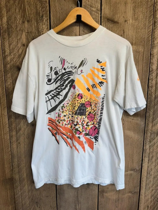 Vintage Nike Tennis T-Shirt Top Late 80s / Early 90s Large #343 Nike