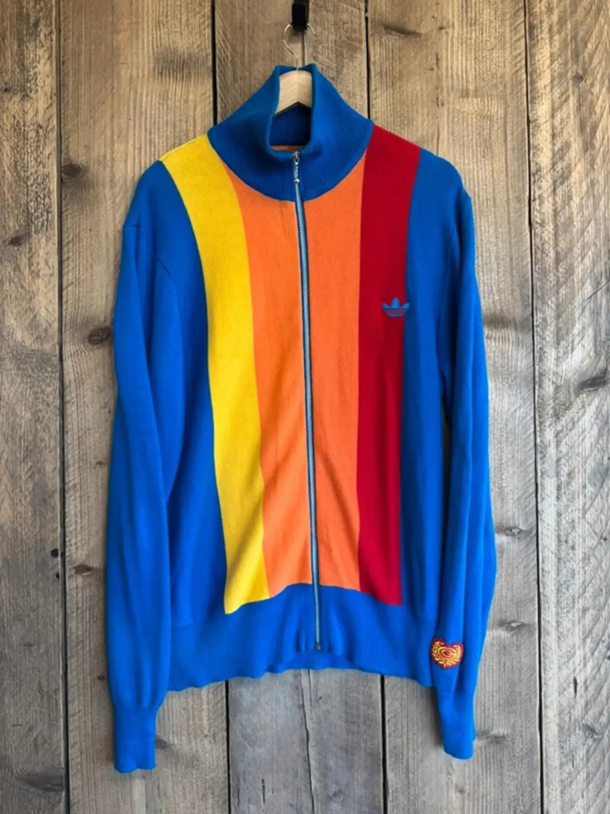 Vintage Adidas Originals Carlo Gruber Tracksuit Top / Cardigan Large Retro #351