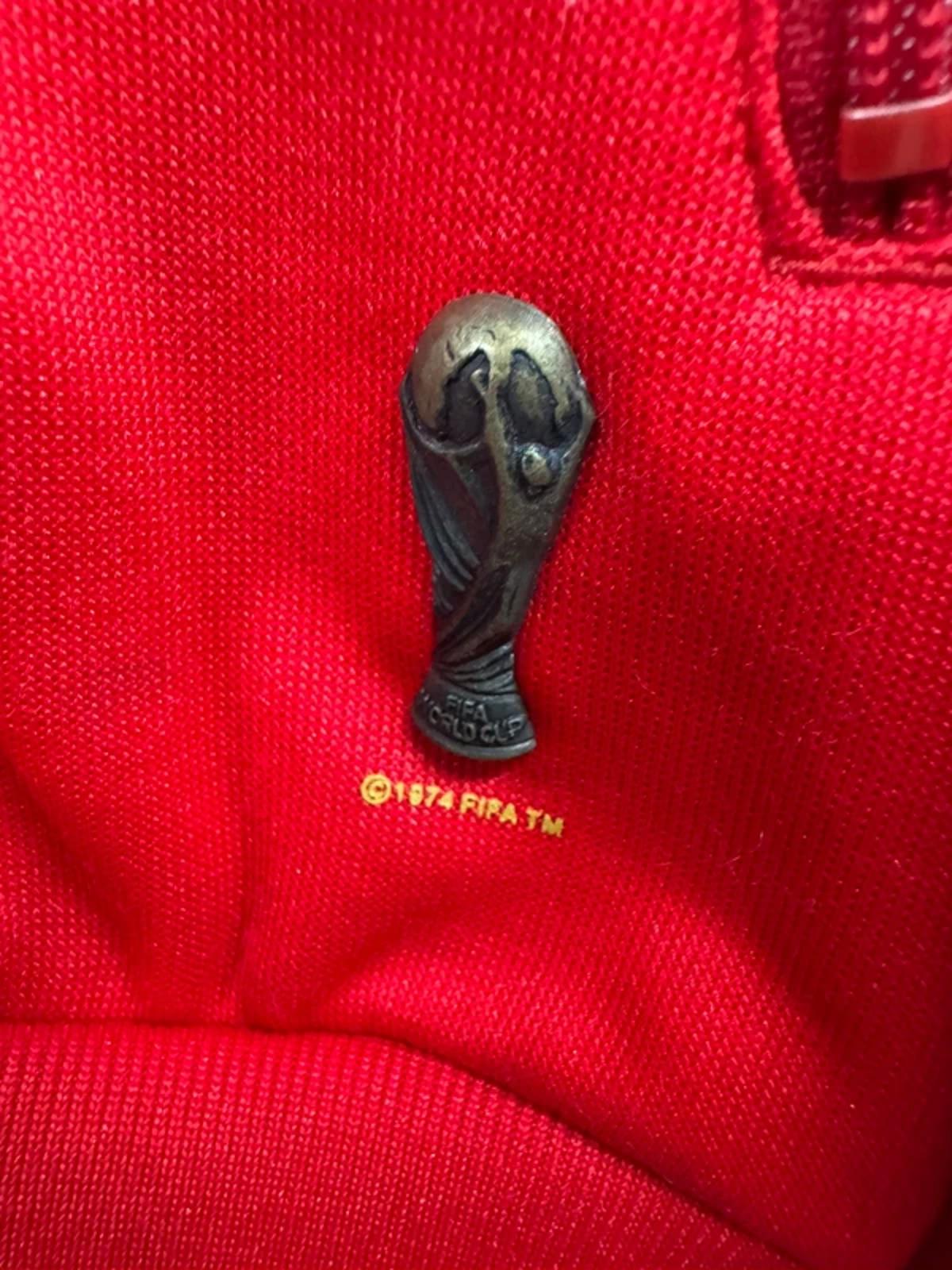 Vintage Adidas Originals England Track Jacket Red XL