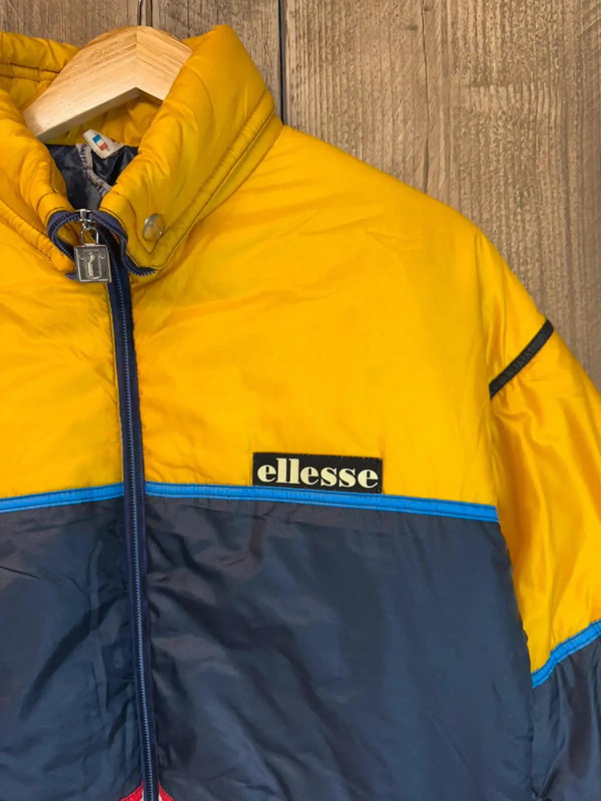 Original 1980s Vintage Elllese Ski Jacket Coat Mens Large Penguin Logo 1968-75 ellesse