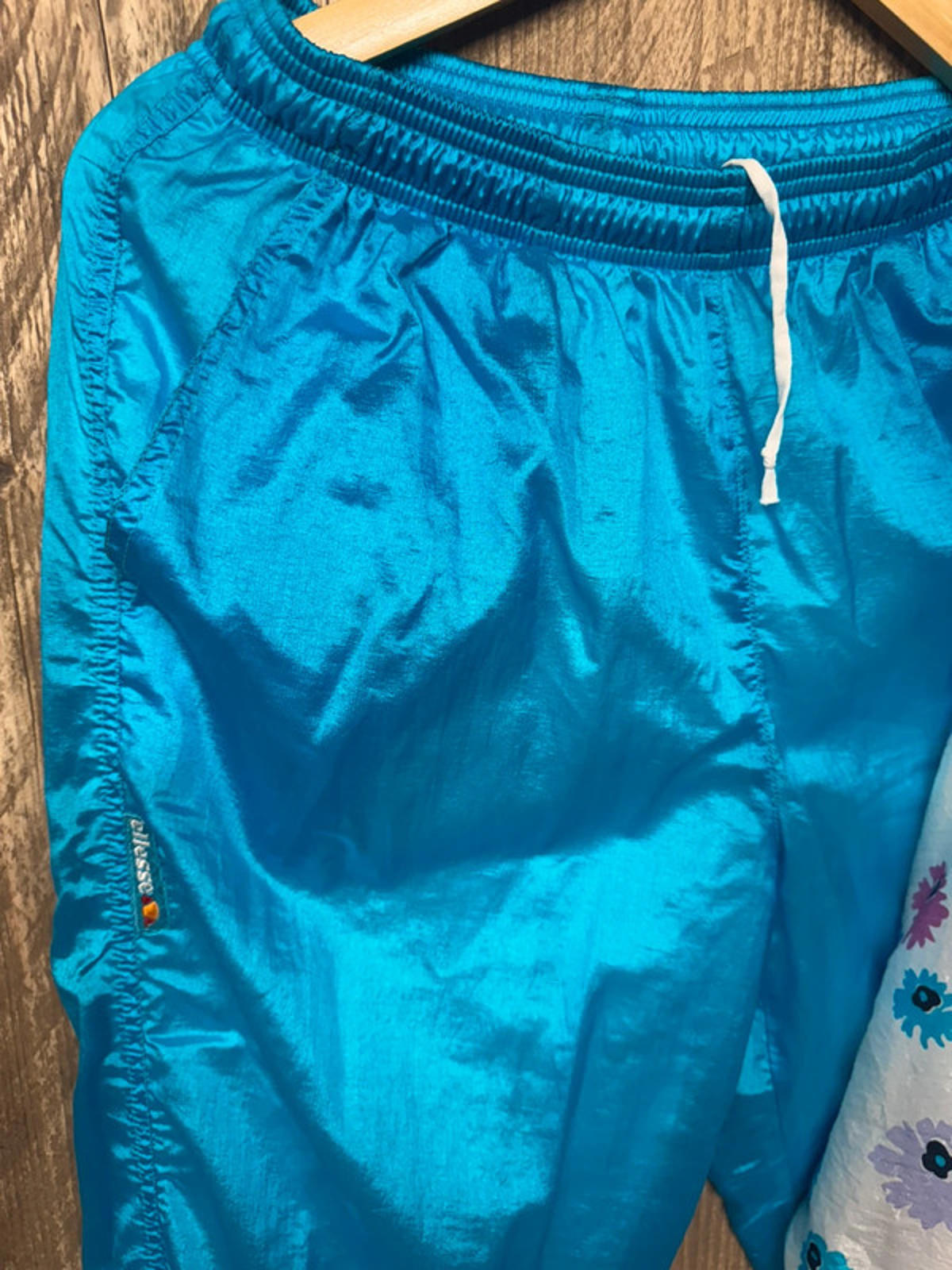 Original Vintage 1980s Womens Ellesse Full Shell suit Tracksuit Top and bottoms