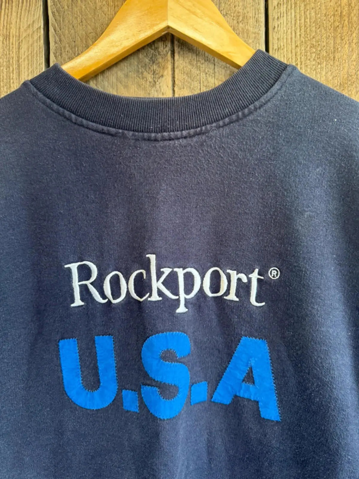 Vintage 90s Rockport Spell Out Jumper Sweater Mens XL Rockport