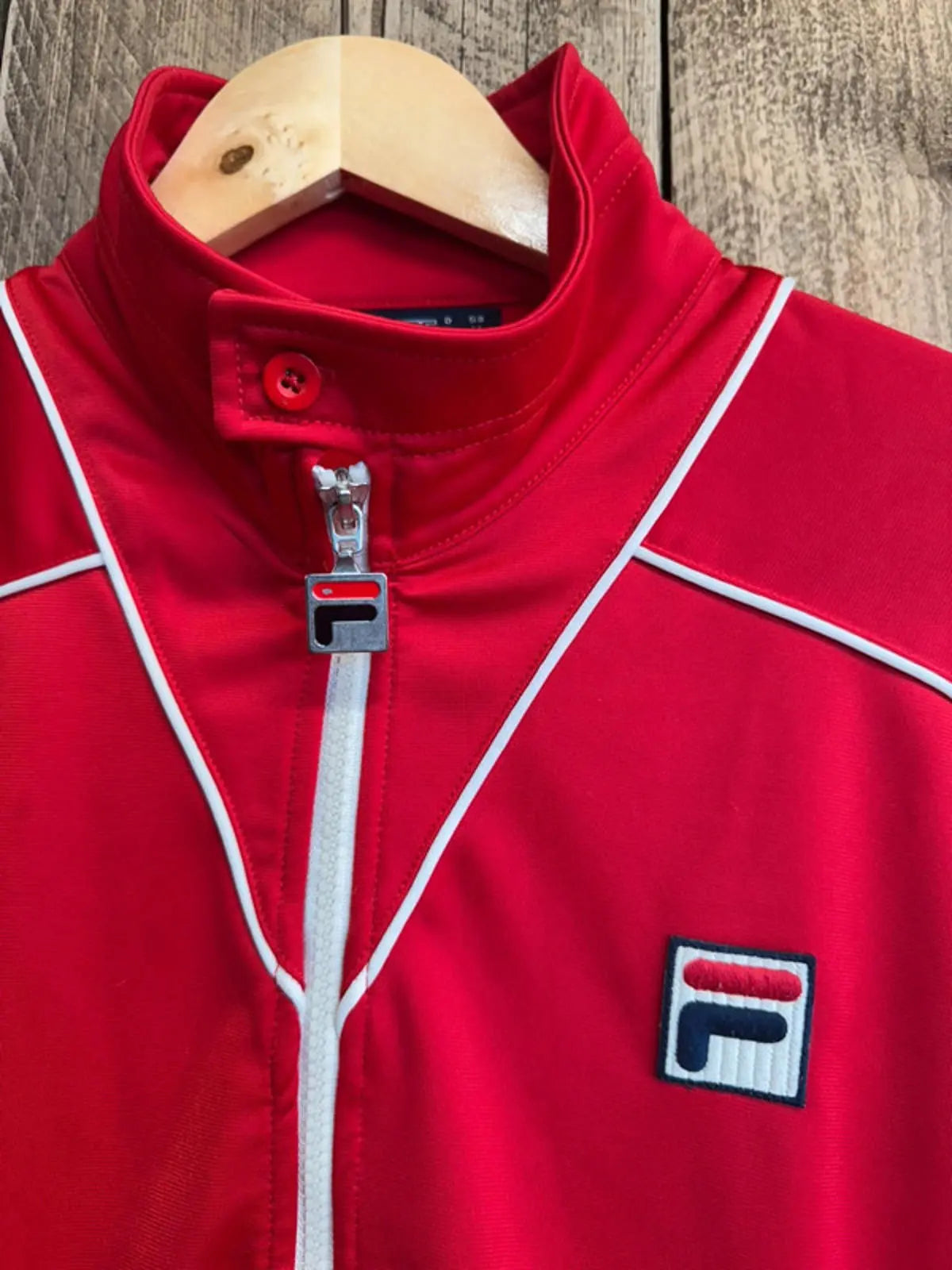 Vintage Fila Tracksuit Top Men’s Medium Made in Italy Football Terrace Clothing Fila