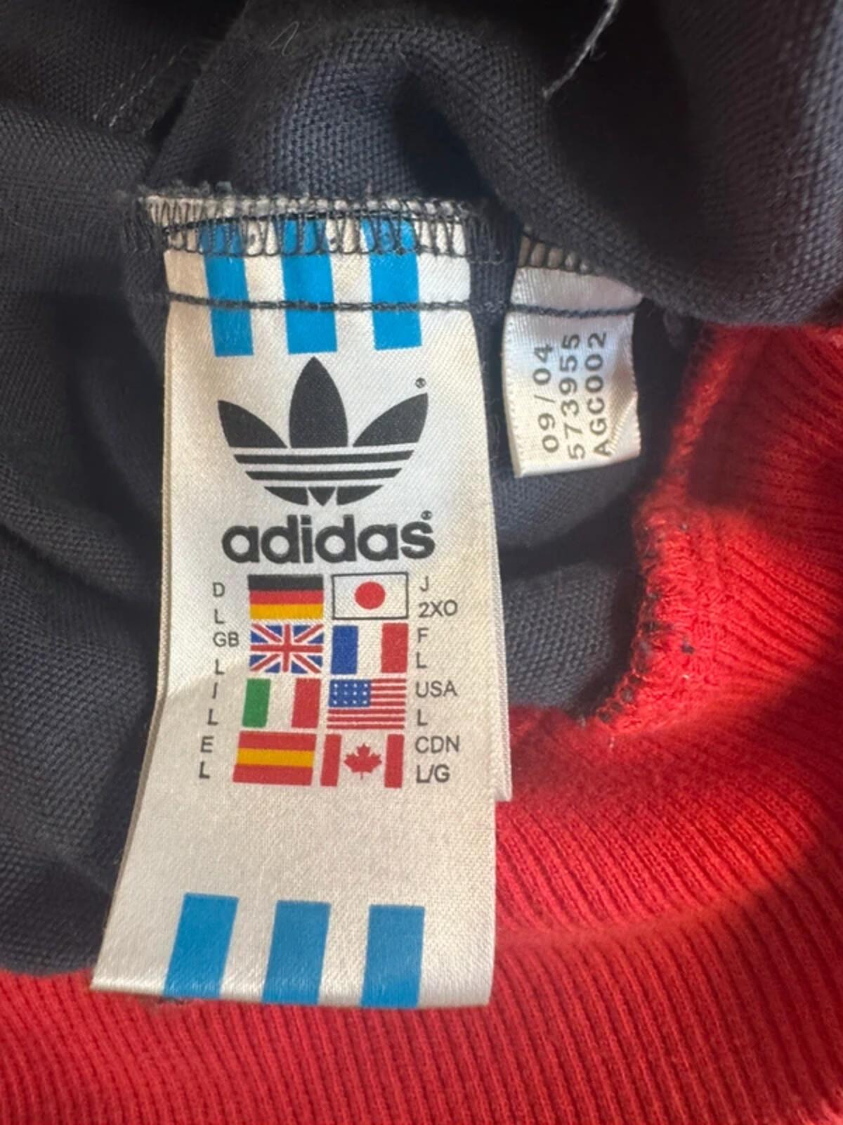 Vintage Adidas Espana 82 Jacket / Tracksuit Top Large World Cup Football #351