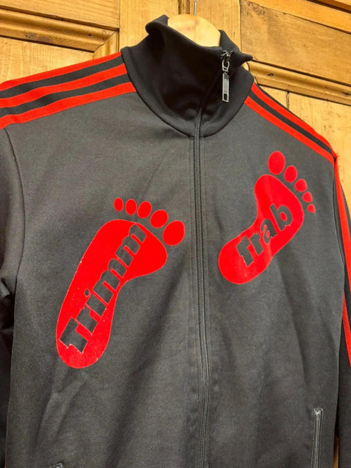 A Vintage Adidas Originals Trimm Trab Tracksuit Top Mens Small Retro adidas