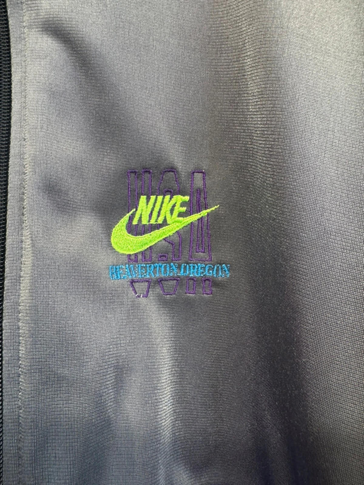 Vintage Original 1980s Nike Tracksuit Top Jumper Sweater