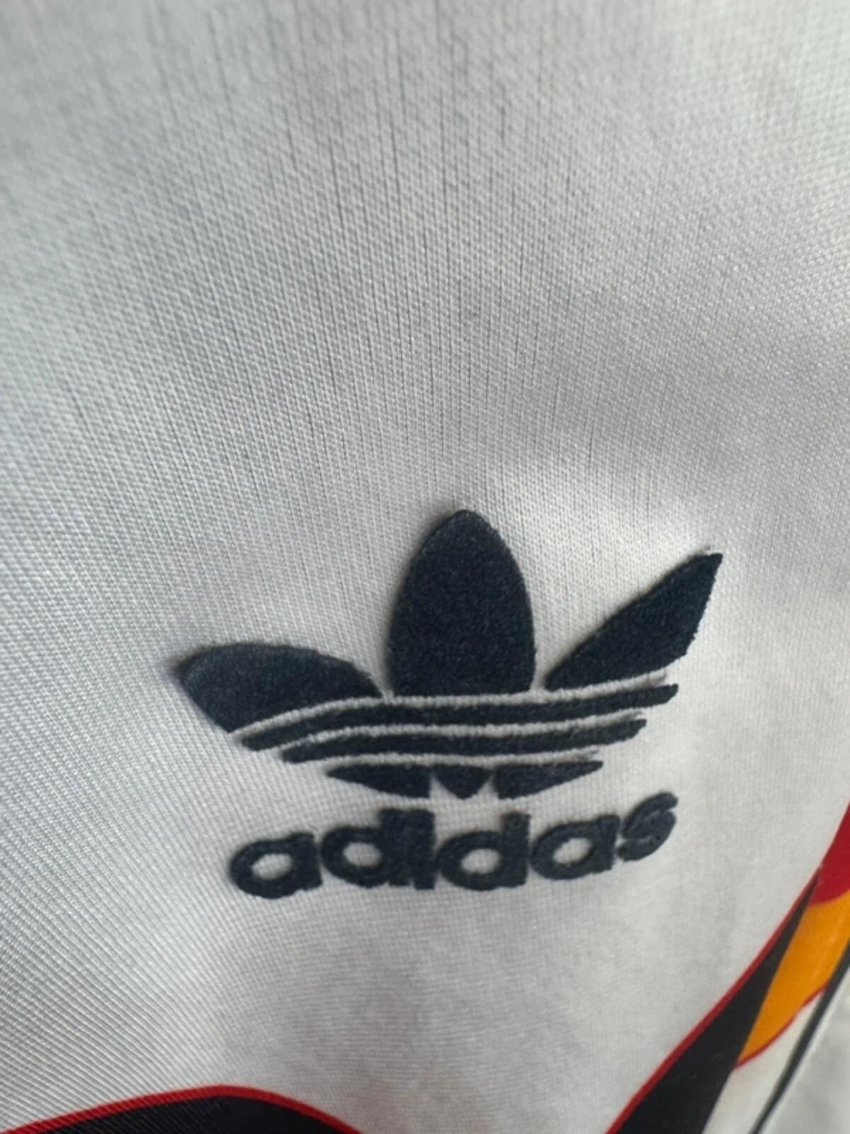 Vintage Adidas Originals West Germany Football team Tracksuit Top Medium #324
