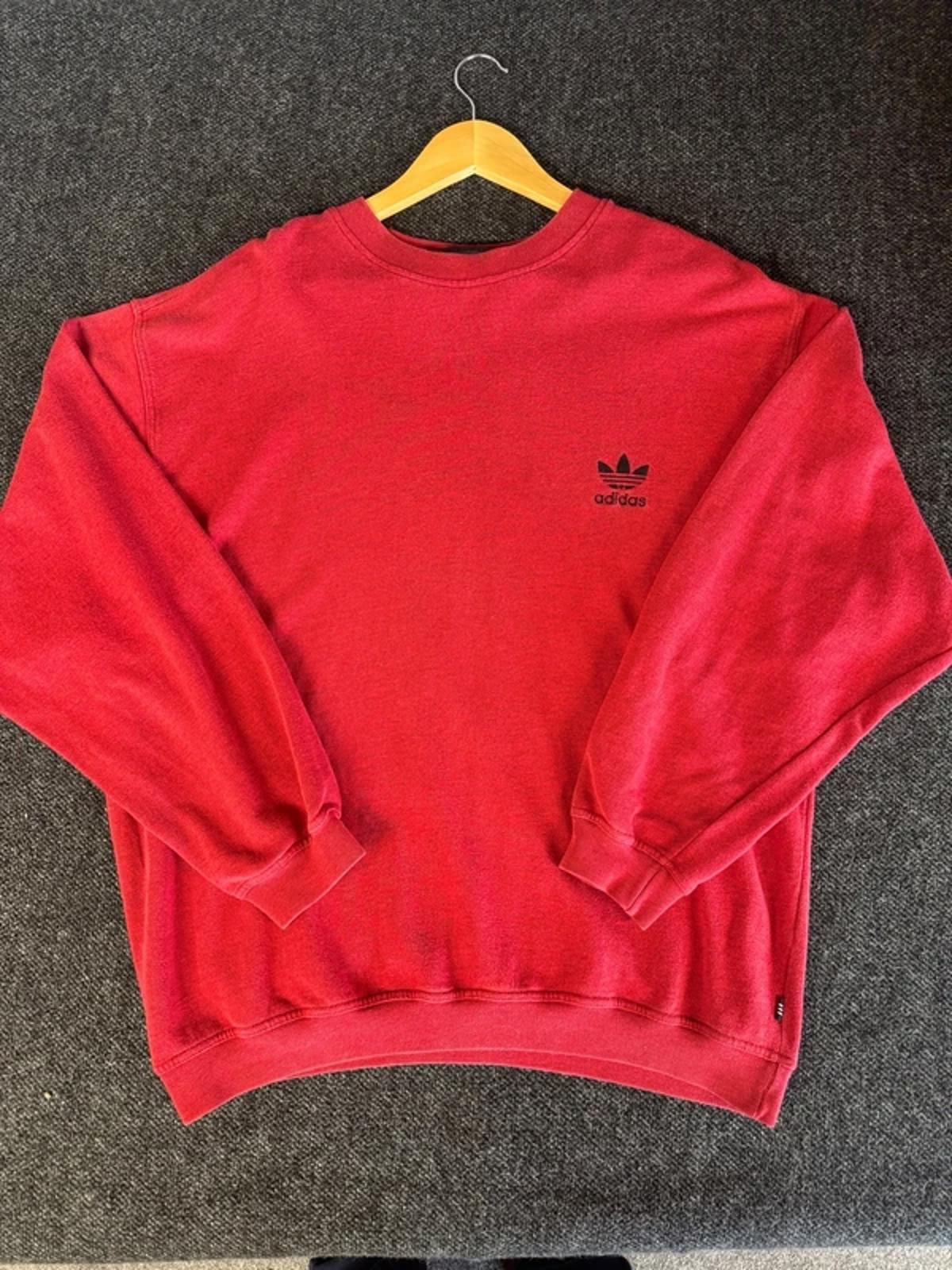 Original late 1980s early 90s Vintage Adidas men’s jumper sweatshirt Top XL