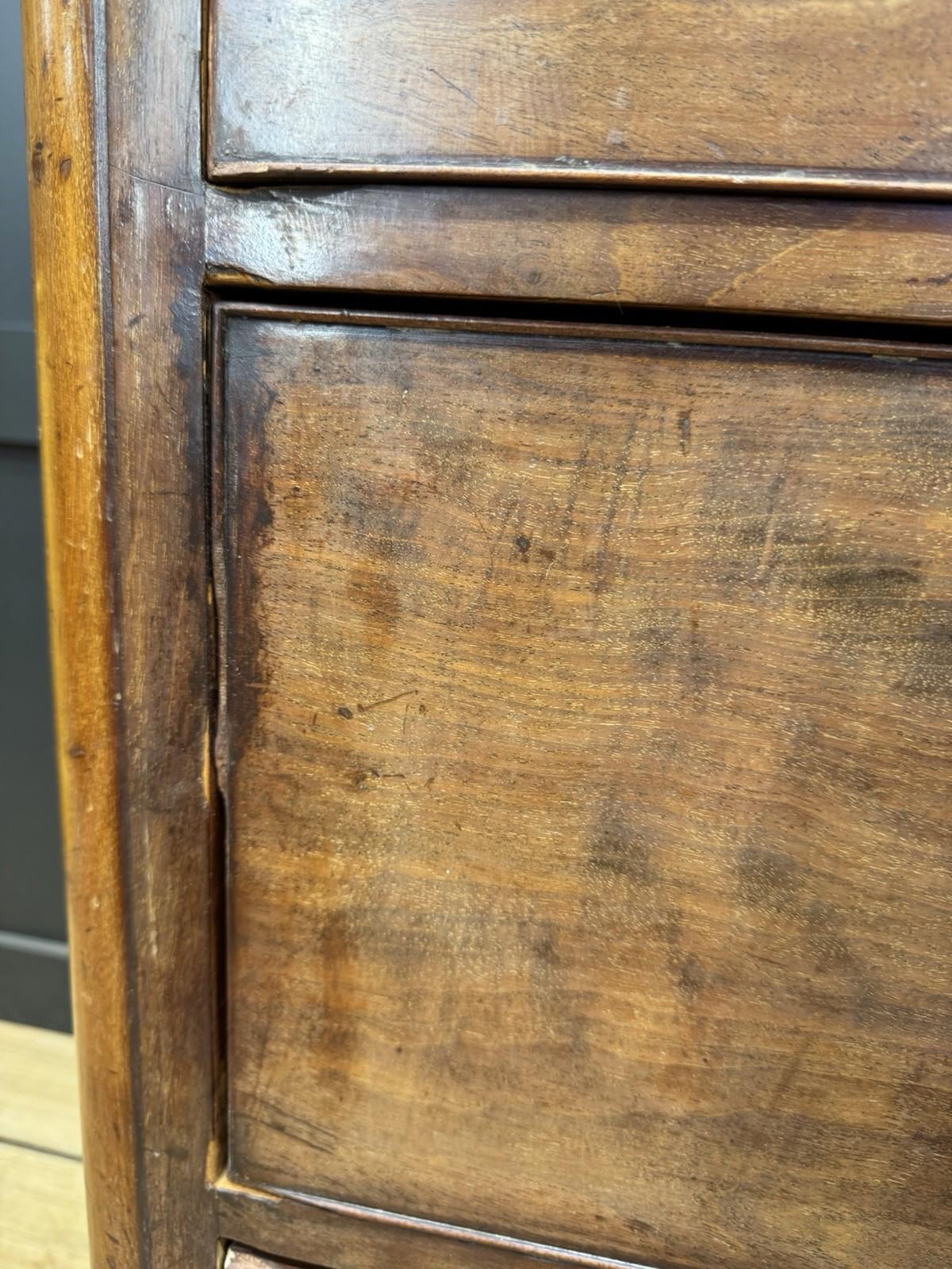 Large Antique Victorian Mahogany Chest of Drawers  Bedroom Dresser Storage