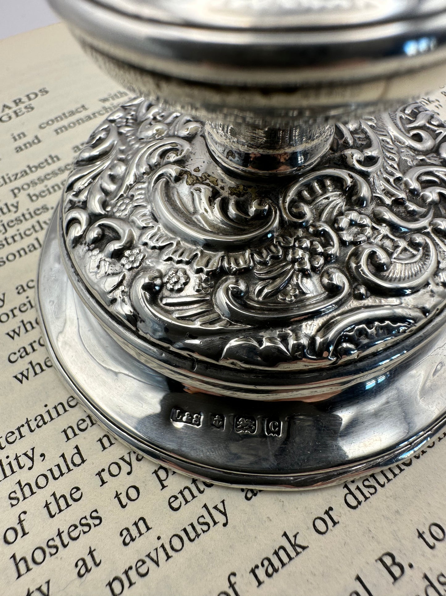 Antique Silver Paperweight / Collectible Silver / 1902 Birmingham / Ornament