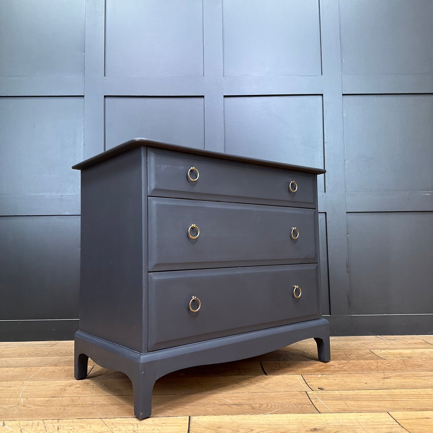 Vintage Stag Grey Chest Of Drawers / Dressing Table  / Bedroom Dresser / Retro