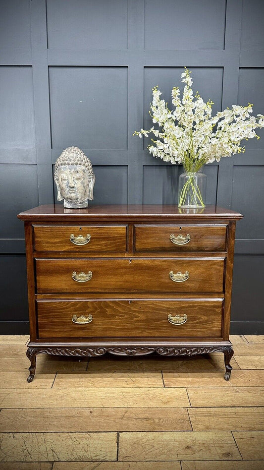 Antique Mahogany Chest Of Drawers / Bedroom storage / Victorian Drawers by Palfree