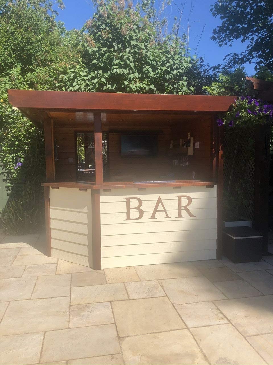 Bar Sign, Classic Rusty Metal Lettering 5" or 12" Tall