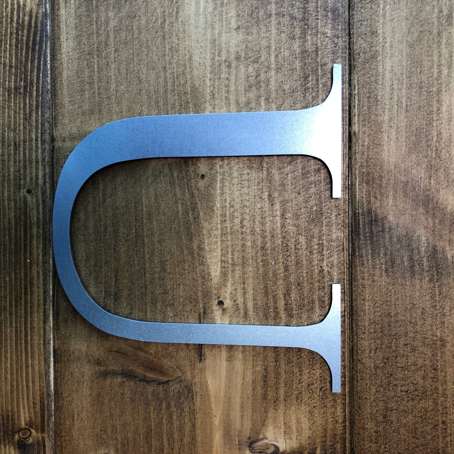 5" Galvanized Steel Classic Letters A-Z 0-9