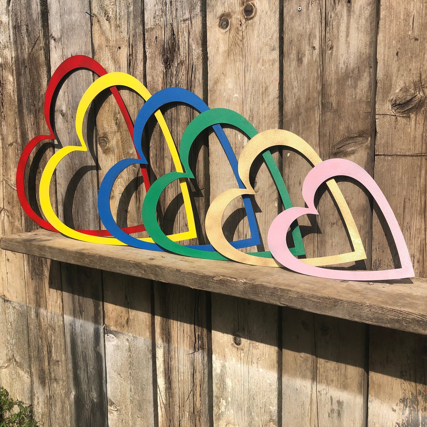 Metal Heart Wall Decoration For Home & Garden